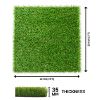 Picture of HouseFurnish 35 mm High Density Artificial Grass Carpet Mat for Balcony, Lawn, Door - Floor Mat (Green, 35mm | 90cm x 120cm | 3ft x 4ft)